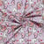 Tissu Jersey Coton imprimé Coeurs léo sur fond Parme