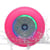 Enceinte Bluetooth Waterproof Mini Avec Lumière LED Radio FM Subwoofer Carte TF Ventouse Rose YONIS