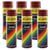 Lot de 6 sprays de peinture - Apprêt - rouge -  Motip