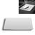 Tapis De Souris Antidérapant Double Face En Alliage D'Aluminium Facile À Nettoyer Argent YONIS