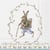 Lot de 4 serviettes en papier découpage collage 33 cm PAQUES LAPIN OEUF D 113
