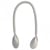 Lot de 2 anses de sac modernes  60 cm couleur argent