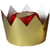 Couronne de reine, H : 7 cm, d 9 cm, or, 1 pièce