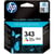 Cartouche d'encre HP 343 authentique - Couleurs cyan, magenta, jaune - Rendement 260 pages - 7 ml