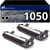 TN1050 - Pack 2 toners Brother TN-1050 compatible HL-1110 DCP-1612W MFC-1910W HL-1210W - 123CONSOMMABLES
