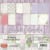 36 papiers imprimés scrapbooking 15 x 15 cm CRAFT & YOU LAVENDER GARDEN