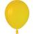 50 Ballons Jaune Mat Ø13cm