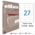 Lot de 5 boîtes 2700 étiquettes n°27 Etibox Apli 119766