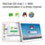 Tablette 10 Pouces 4G Android 7.0 Wifi Quad Core 1.3 Ghz Dual Sim 2Gb+16GB Or YONIS