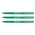 Lot de 3 stylos feutres permanents indélébiles ARTLINE 200 pointe 0,4 mm Vert