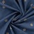 Tissu Jersey Coton imprimé Oscar bouées flottantes sur fond Bleu marine