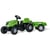 Tracteur a Pedales + Remorque rollyKid - X Vert - Rolly Toys