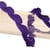 Bobine 25m galon festonné 10mm Violet