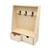 Etagère porte-clés en bois avec 2 tiroirs 27 x 21 x 8 cm