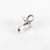 MégaCréa - Breloque en métal Tétine 13mm Argenté (10 pièces)