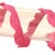 Bobine 25m galon festonné 10mm Rose Fuchsia