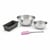 Set pâtisserie avec mini moule à cake 20 cm, 2 bols à mixer et 1 spatule Zenker