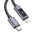 Swissten Câble 3A Lightning vers USB-C 30W 1.5m avec Écran Led Afficheur de Puissance Noir