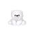 Peluche - Peluche Floppy Choopy Ours Polaire Blanc – 22 cm