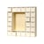 Calendrier de l'Avent niche DIY en BOIS - 34x34x8 cm - Artemio
