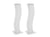 EUROLITE 2x support de scène 150cm incurvé incl. housse et sac, blanc