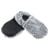 Chaussons bouillottes gris paillette