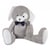 Chien en peluche Grisou gris clair 80 cm - Maïlou Tradition