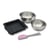 Set de 4 ustensiles de pâtisserie moule à gâteaux 2 bols et spatule Silicone fibre de verre Silicone fibre de verre Zenker  Silicone fibre de verre