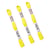 Lot de 3 échevettes 10m DMC Fil retors mat canevas tapisserie 100% coton jaune 2307