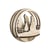 Déco de Noël en bois Bonhomme de neige 7,5 cm