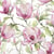 Lot de 4 serviettes en papier découpage collage 33 cm FLEUR MAGNOLIA ROSE F 112