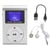 Lecteur MP3 Rose Compact Avec Écouteurs Et Écran Haute Qualité Gris YONIS