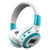 Casque Audio Bluetooth Pliable Avec Micro FM Et Écran Pour Smartphones Bleu YONIS