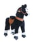 Poney à monter Noir avec sabot blanc Grand Modèle pour 4 à 9 ans - PonyCycle