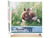 Peinture par Numéro Figured'Art - Lapin et marguerites - Kit de Loisir Créatif DIY Numéro d'Art Complet - 40x50cm toile roulée + châssis en bois à monter