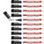 Lot de 10 marqueurs permanents pointe fine - EDDING - 400 - Noir