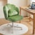 Chaise de bureau - COMHOMA - Velours vert - Pétale
