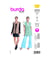 Patron Burda 5827 - Gilet a revers allongé du 36 au 46 FR taille n°FR 36-46