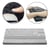 Tapis De Souris Confort Mousse Mémoire Antidérapant Pour Poignet Douleur Gris YONIS
