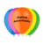 Lot de 8 ballons joyeux anniversaire assortiment de couleurs