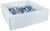 Piscine à balles carrée avec 300 balles – bleu (pastel)/perle, transparent, bleu clair, argent - Velinda
