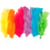 Plumes, dim. 11-17 cm, ass. de couleurs, 18 boule/ 1 Pq.