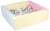 Piscine à balles carrée avec 200 balles – rose, bleu, jaune (pastel)/blanc,gris - Velinda