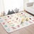 Tapis D'éveil Bébé en Mousse 200*180, Pliable, Imperméable, Flexible, Antidérapant, Reversible