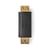 Nedis Adaptateur USB 3.2 Gen 1 USB-A Femelle vers USB-A Femelle 5 Gbps Noir / Or