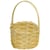 Panier Rond en Bambou 7,5 x 13 cm