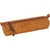 Trousse scolaire - Ronde - Marron - Imitation daim - 20 x 4,5 cm - Brunnen