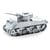 Char de Combat - Sherman Tank - Maquette 3D en métal avec 2 feuilles