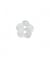 Carte de 3 boutons Fleurs blanc 18mm - Union Knopf Blanc