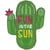 Ecusson thermocollant cactus 5,5x5cm
